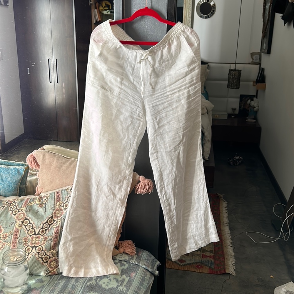 med white linen